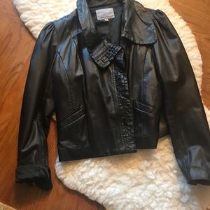 Classiques entier Leather moto jacket